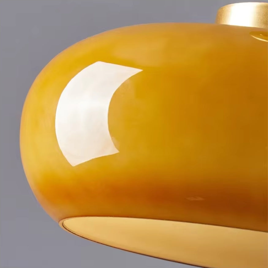 Daniel - Kreisförmige Glas-Deckenlampe