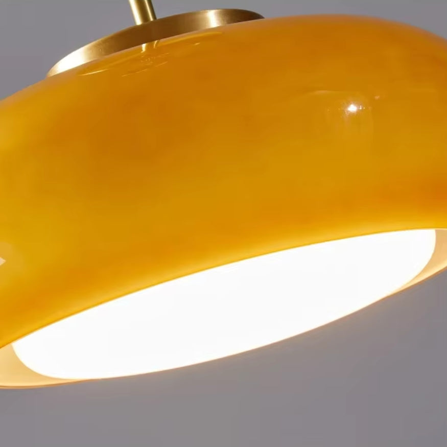 Daniel - Kreisförmige Glas-Deckenlampe