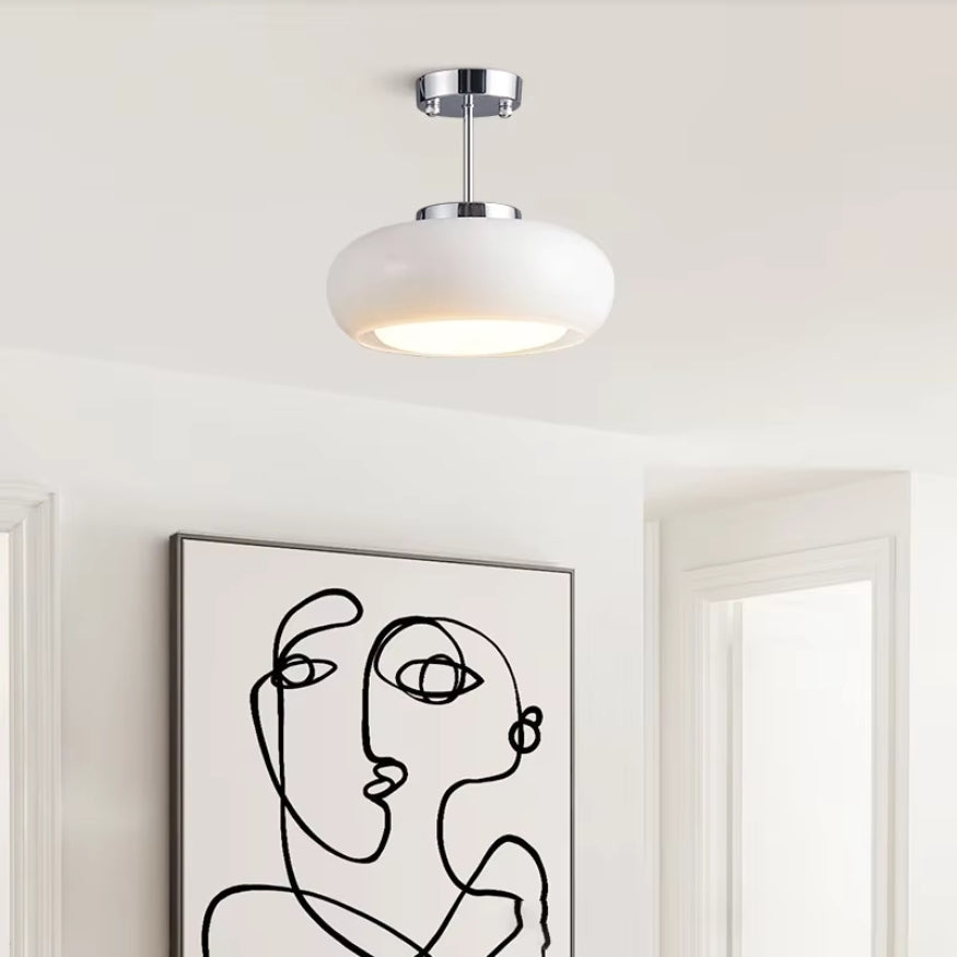Daniel - Kreisförmige Glas-Deckenlampe