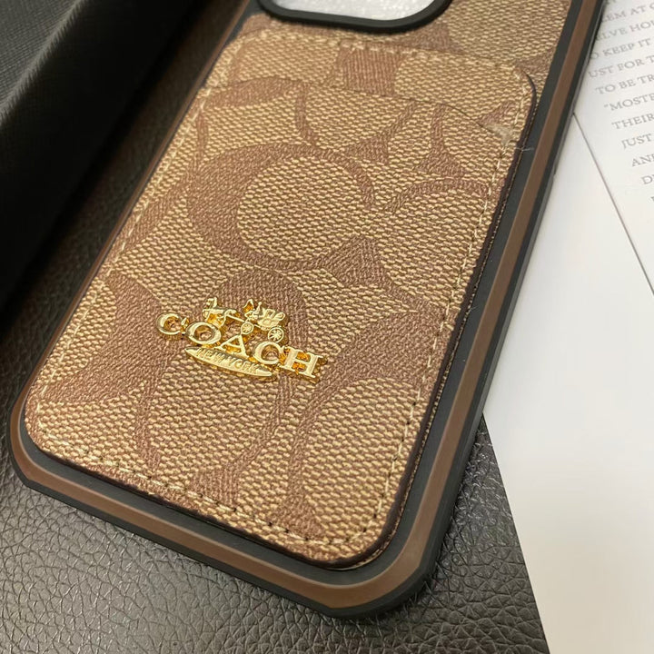 Chic iPhone Case with Built-in Card Holde