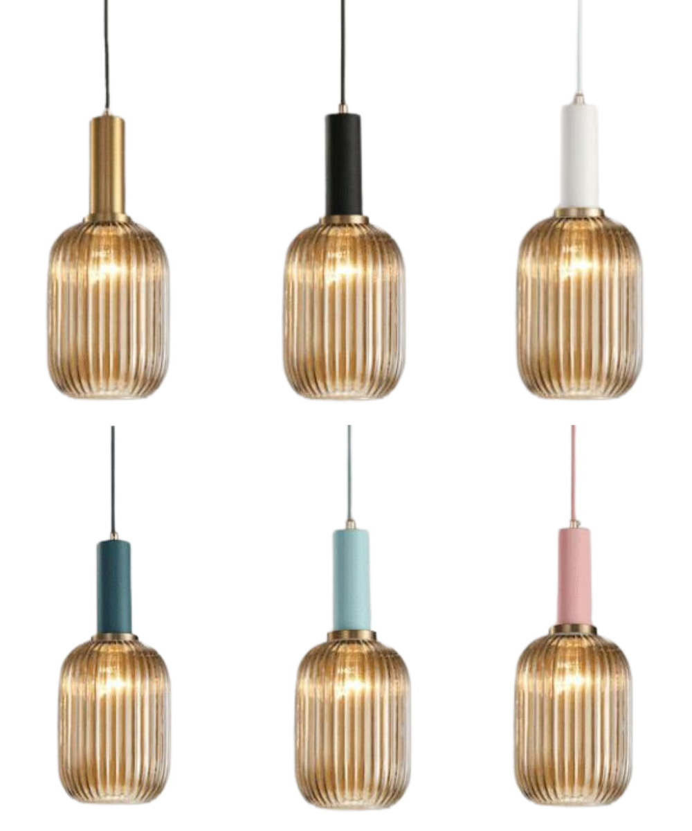 Walden - Vintage Texturierte Glas Pendelleuchten
