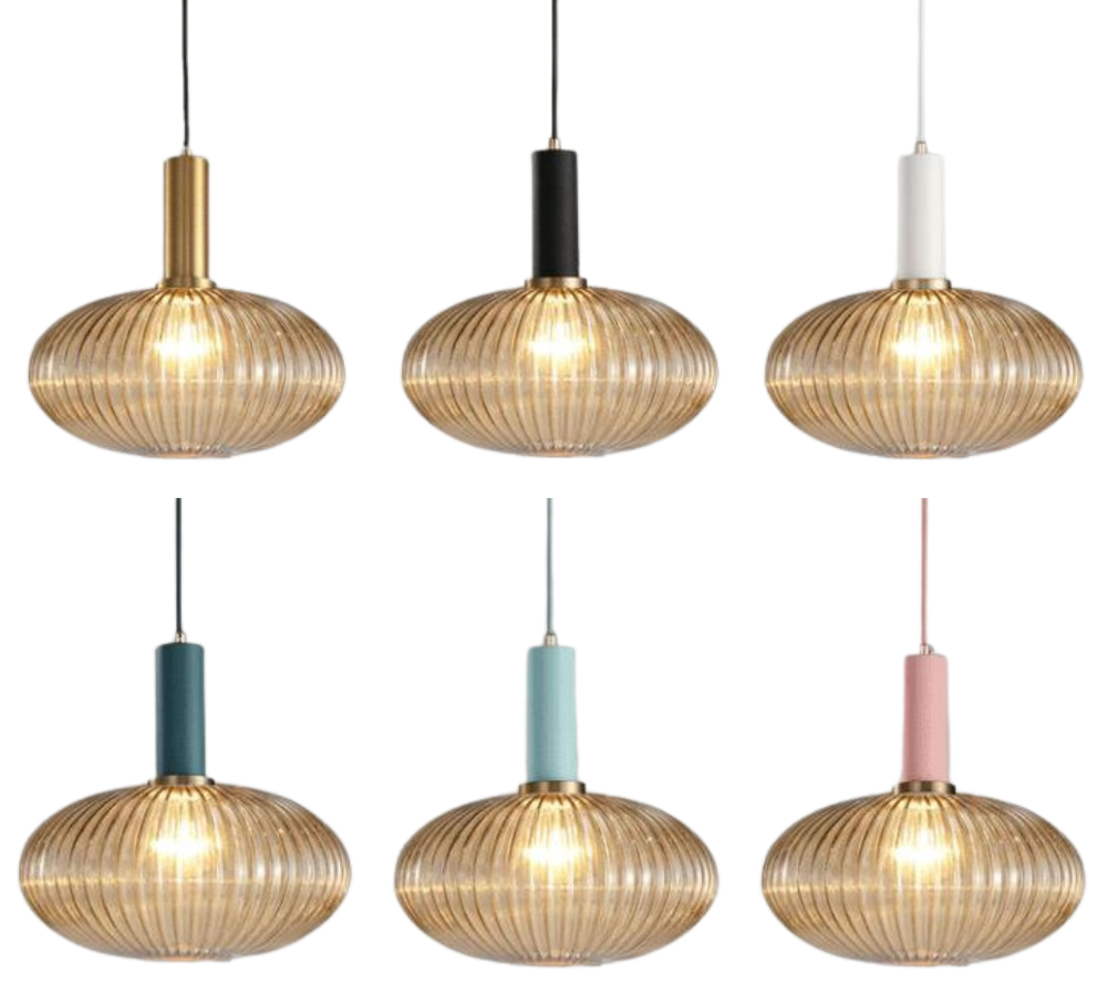 Walden - Vintage Texturierte Glas Pendelleuchten