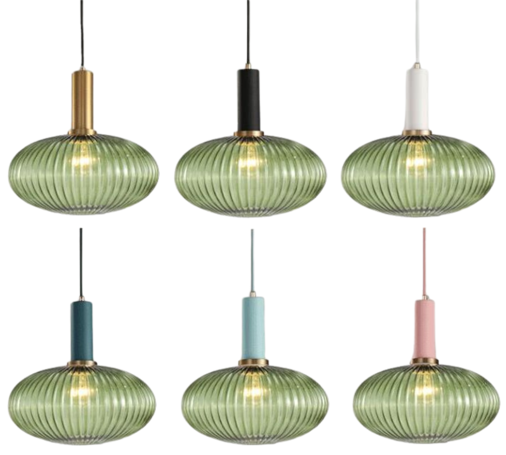 Walden - Vintage Texturierte Glas Pendelleuchten