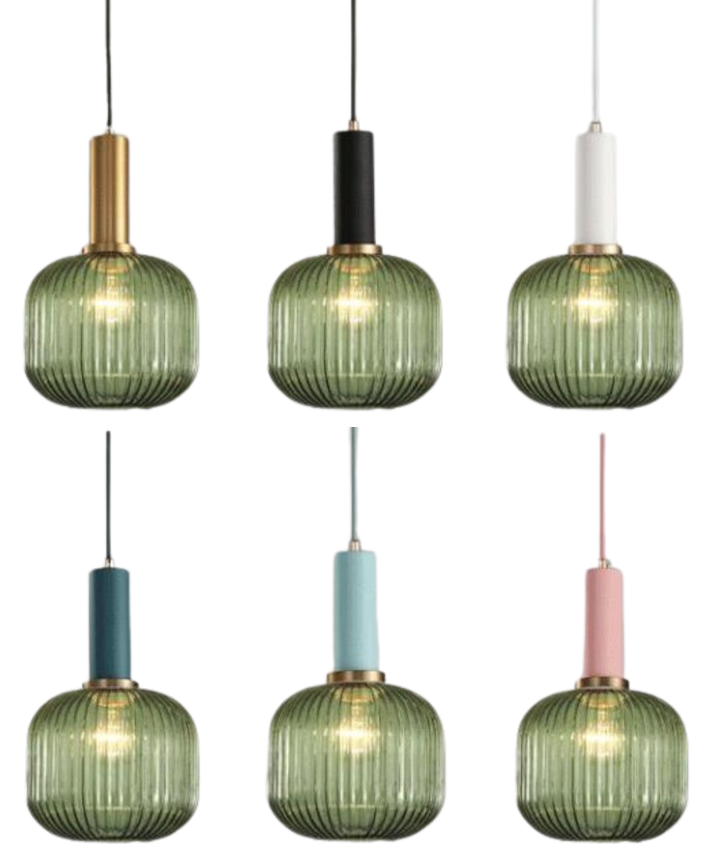 Walden - Vintage Texturierte Glas Pendelleuchten