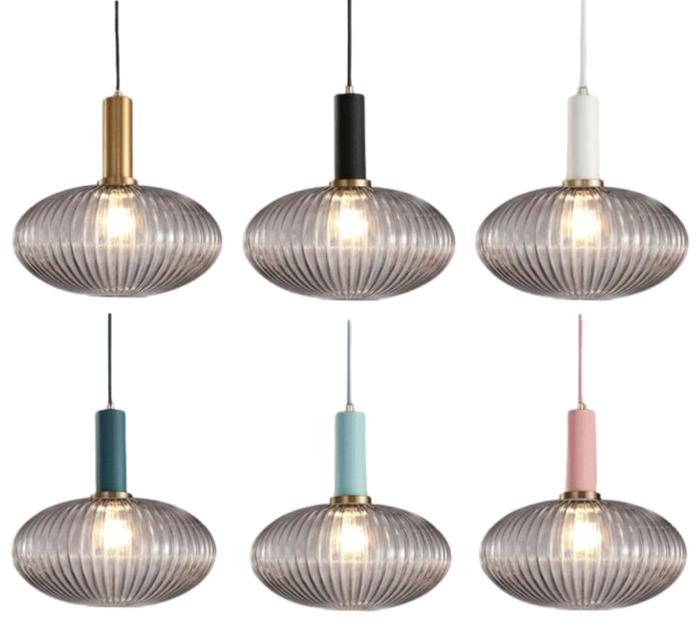 Walden - Vintage Texturierte Glas Pendelleuchten
