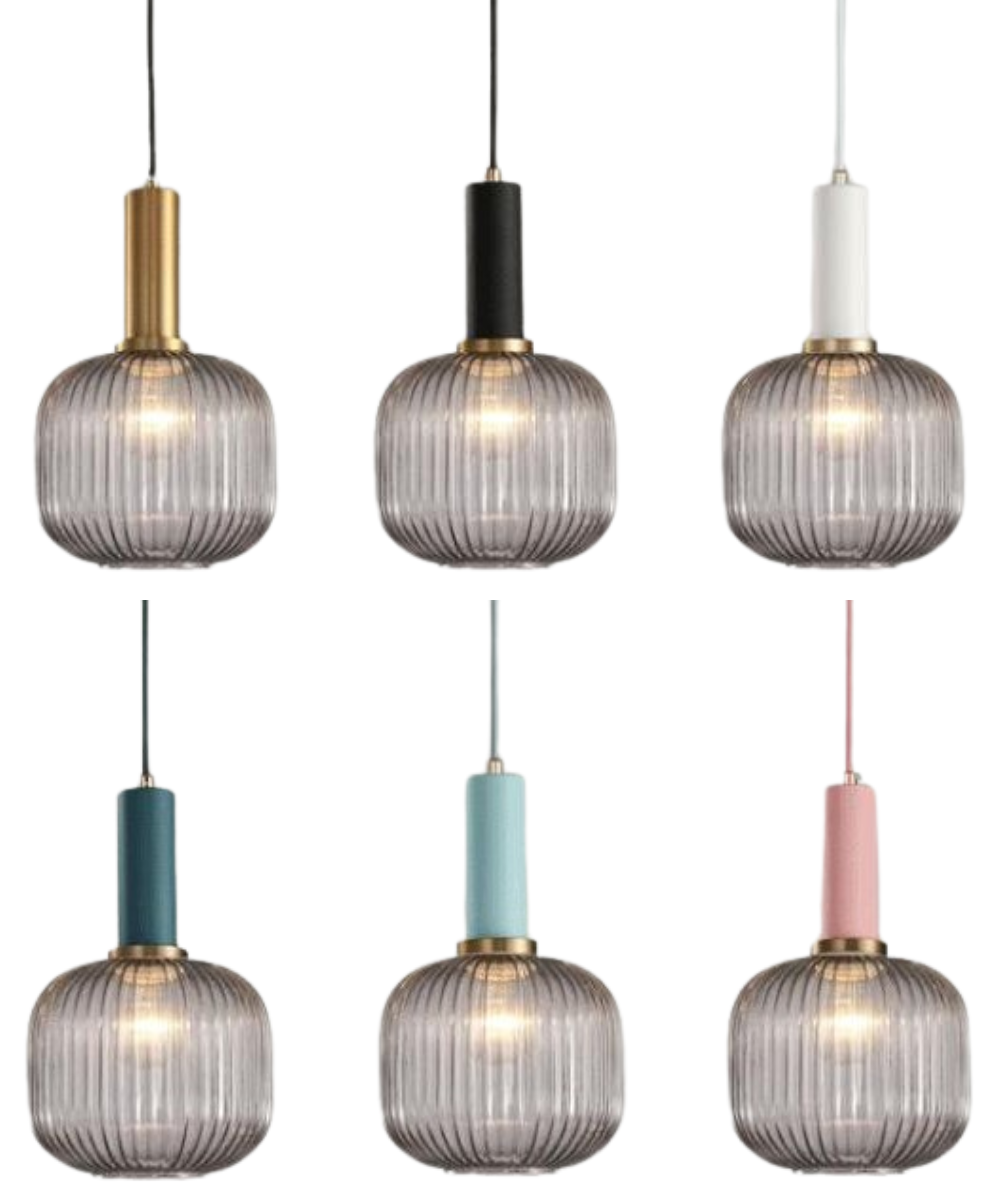 Walden - Vintage Texturierte Glas Pendelleuchten