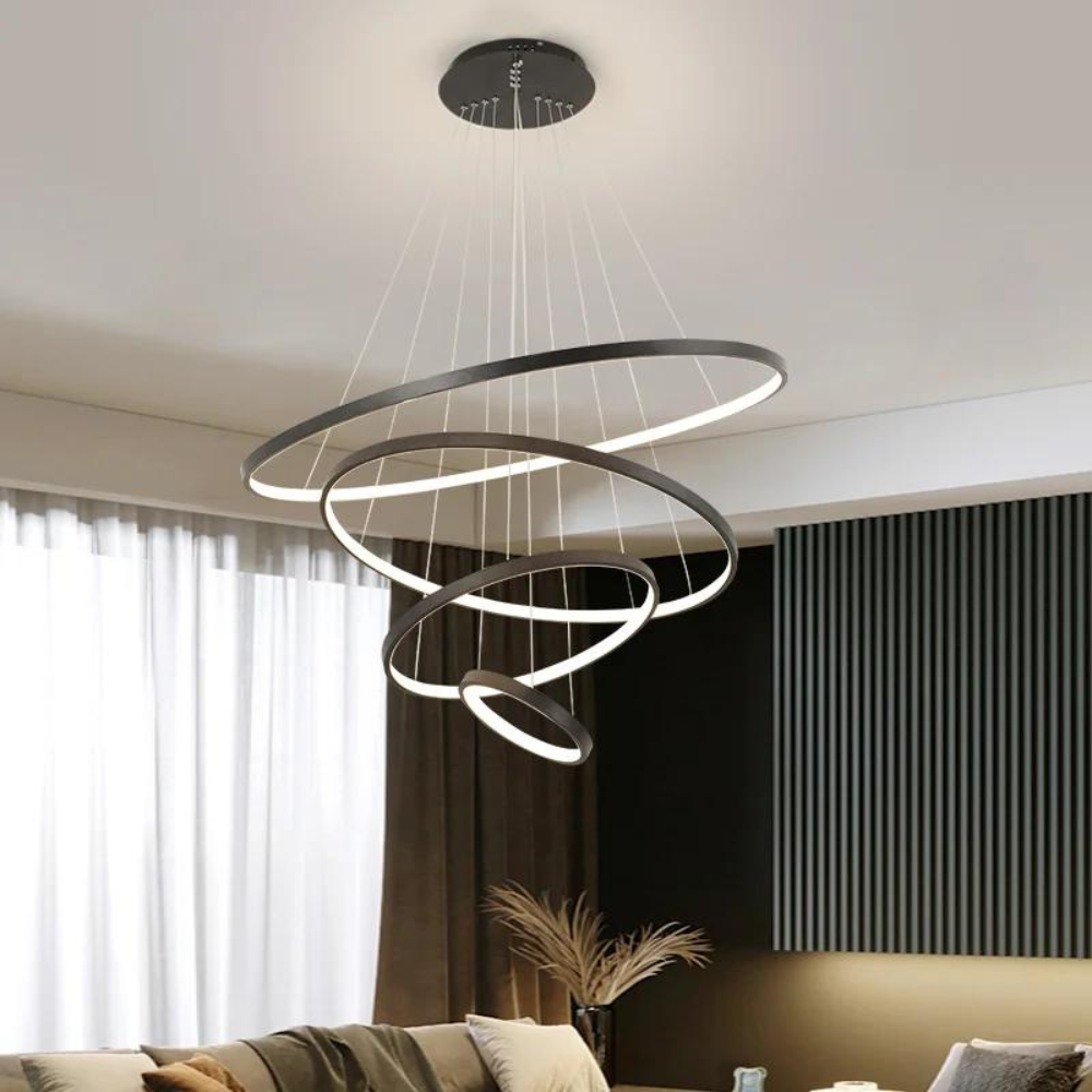 Moderner LED-Ring-Kronleuchter