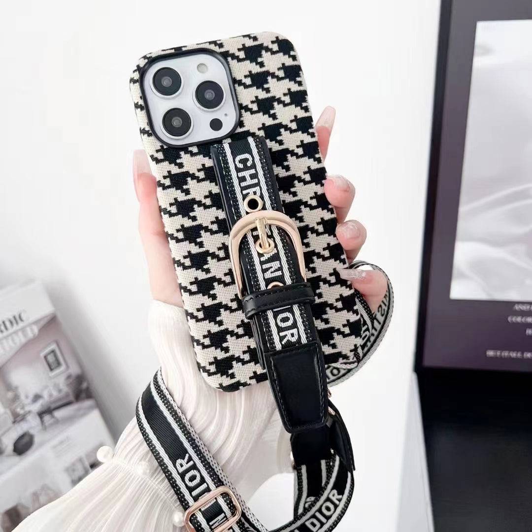 Lady Phone Case With Lanyard For iPhone