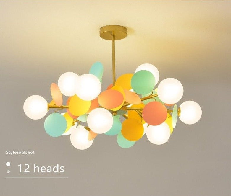 Multicolor Tree Frosted Glass Pendelleuchte