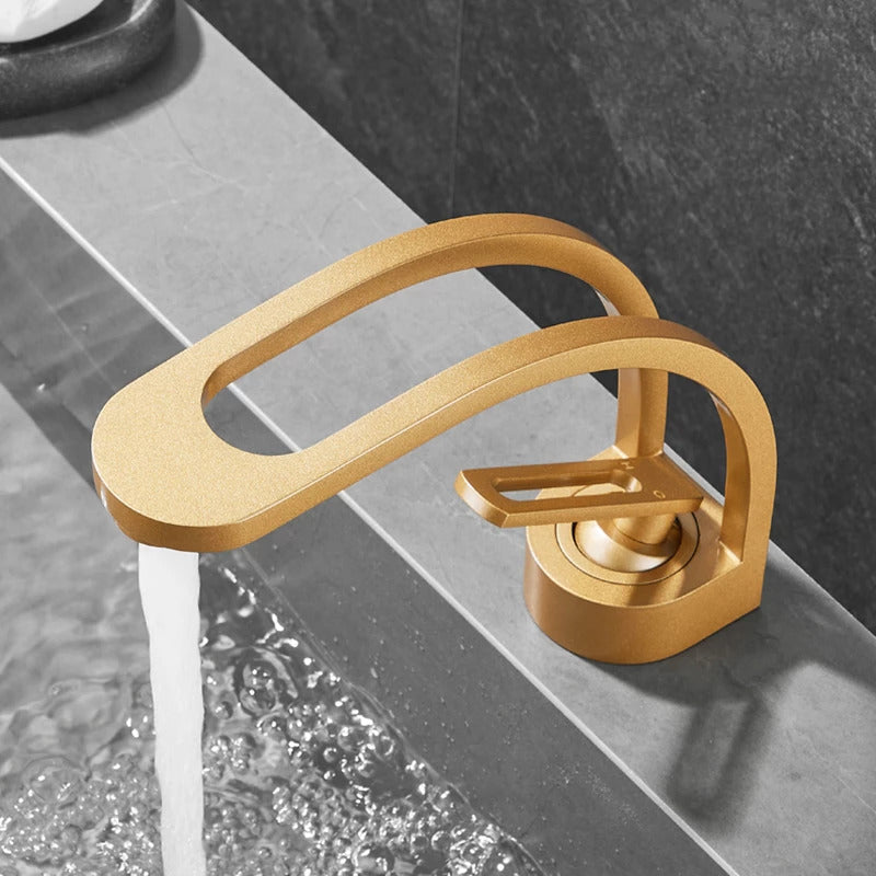 Ogden - Gebogene Dual-Channel Moderne Badezimmerarmatur