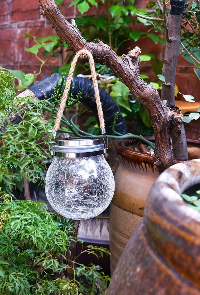Glasglas-Garten-Fairy-Lichter