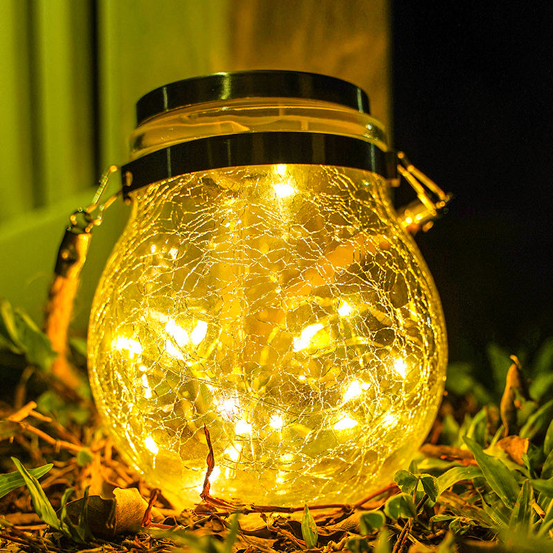 Glasglas-Garten-Fairy-Lichter