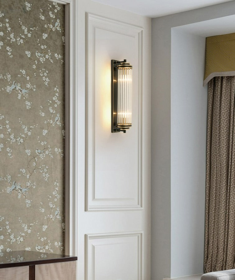 Moderne Glas-Wandleuchte