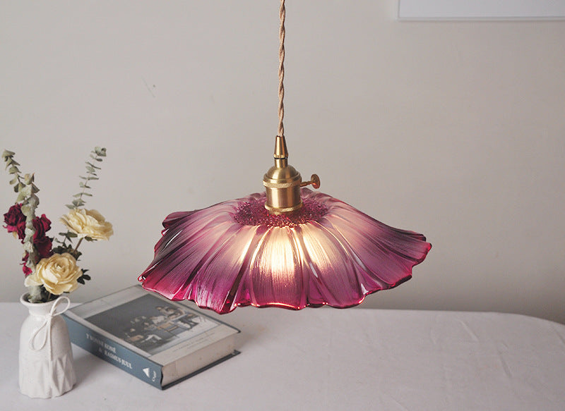 Lilac - Florale Japanische Glas Pendelleuchten