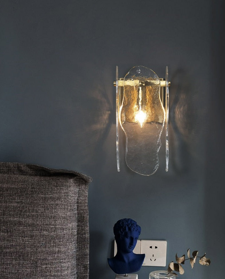 Parisa - Glas- und Kupfer-Wandlampe im modernen Stil