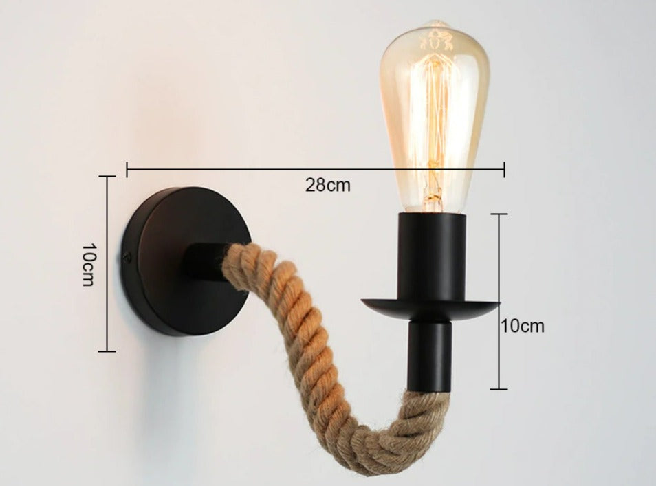 Vintage Innen- & Außen-Wandlampe