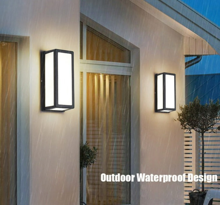 Moderne LED-Außenwandlampe