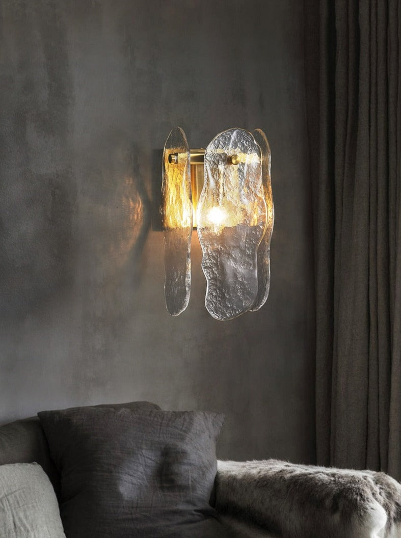 Parisa - Glas- und Kupfer-Wandlampe im modernen Stil