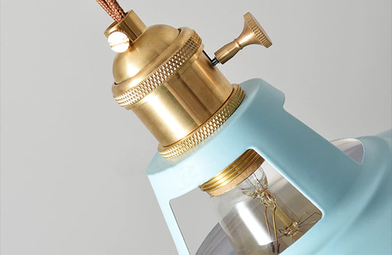 Farbige Retro Pendelleuchten