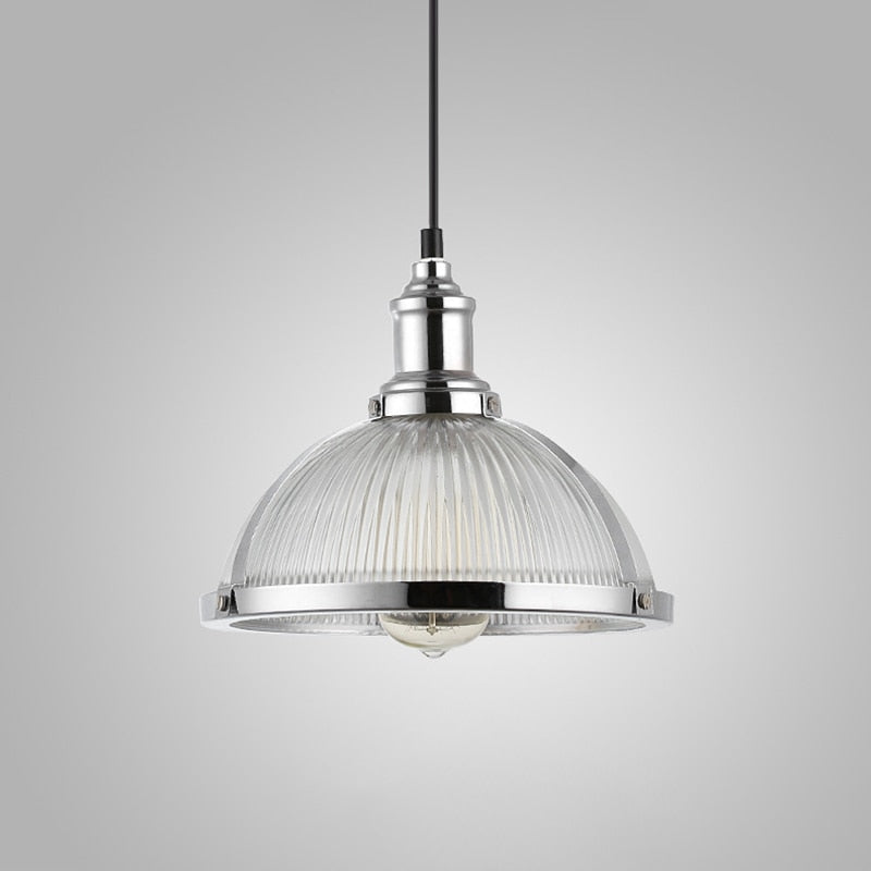 Thatcher - Retro Textured Glass Pendelleuchten