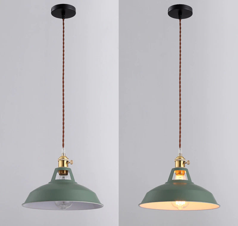 Farbige Retro Pendelleuchten