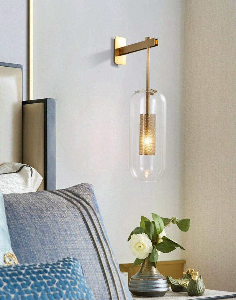 Ion - Moderne Glas-Wandlampe