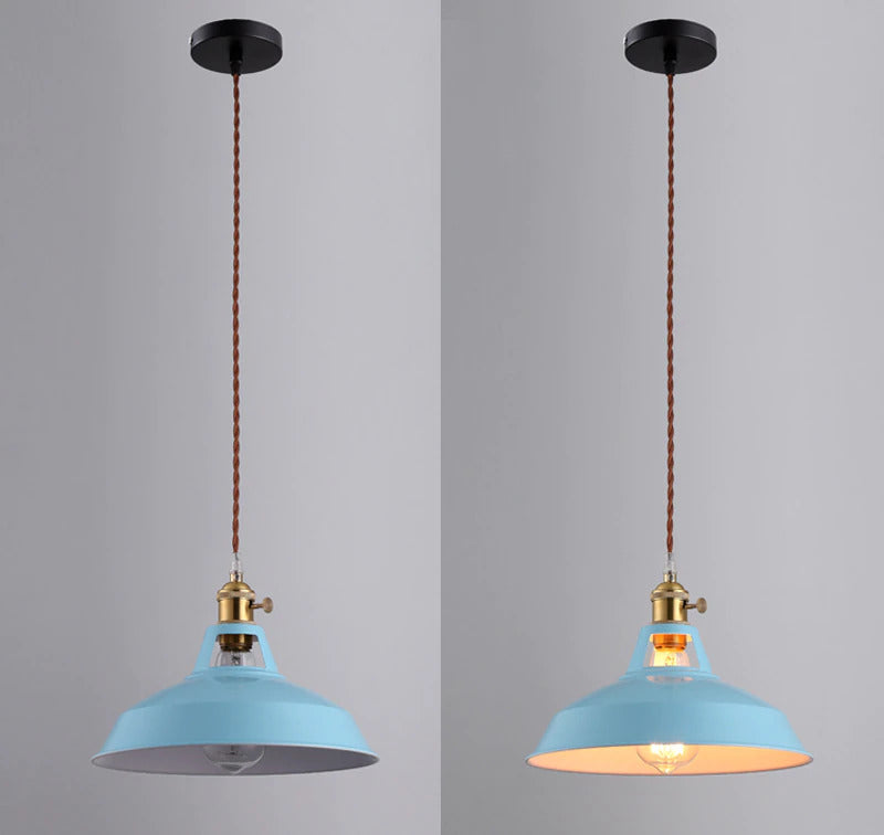 Farbige Retro Pendelleuchten