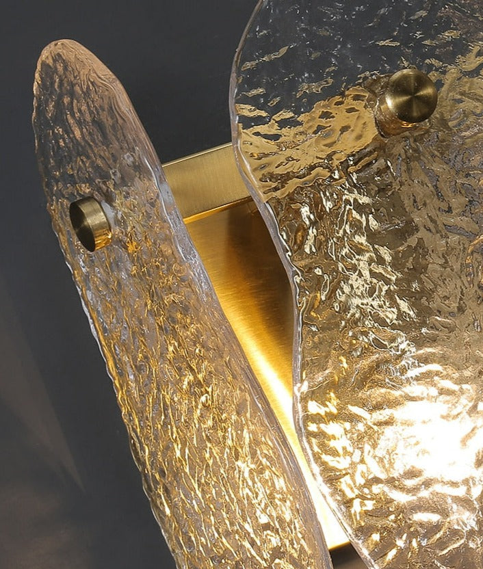 Parisa - Glas- und Kupfer-Wandlampe im modernen Stil