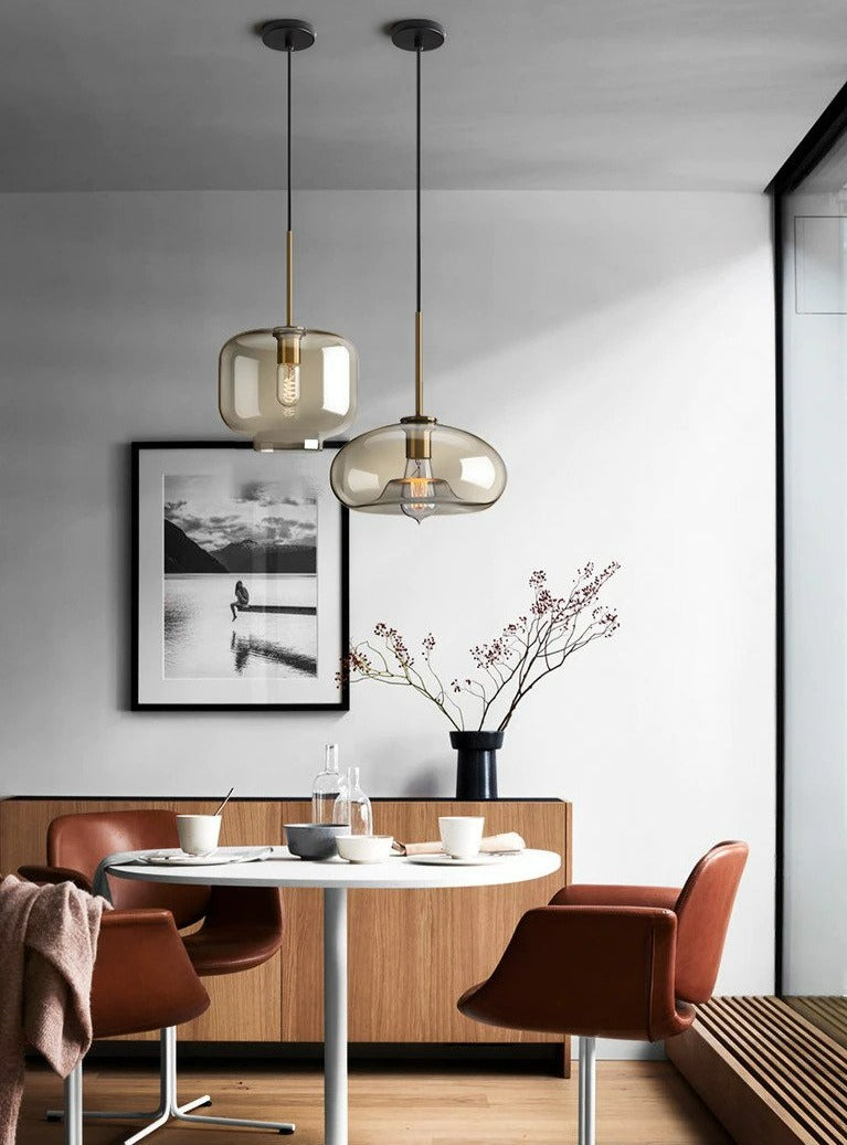 Hilde - Moderne Glas Pendelleuchten