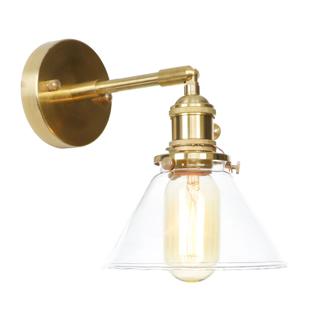 Retro Kupfer-Wandlampen