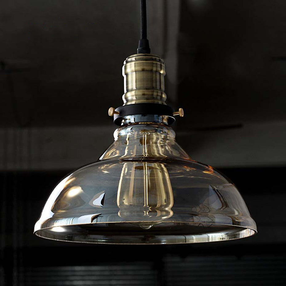 Georgia - Vintage Glas Pendelleuchte