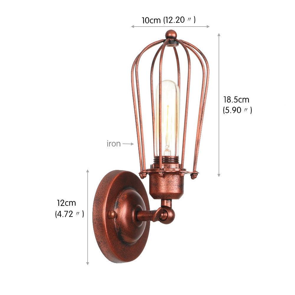 Retro Industrielle Metall-Wandlampen