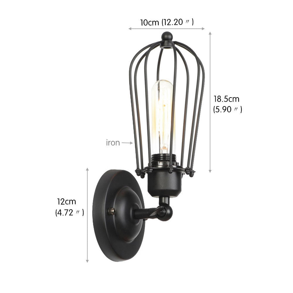 Retro Industrielle Metall-Wandlampen
