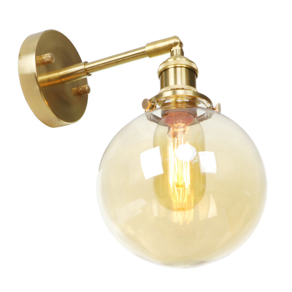 Retro Kupfer-Wandlampen