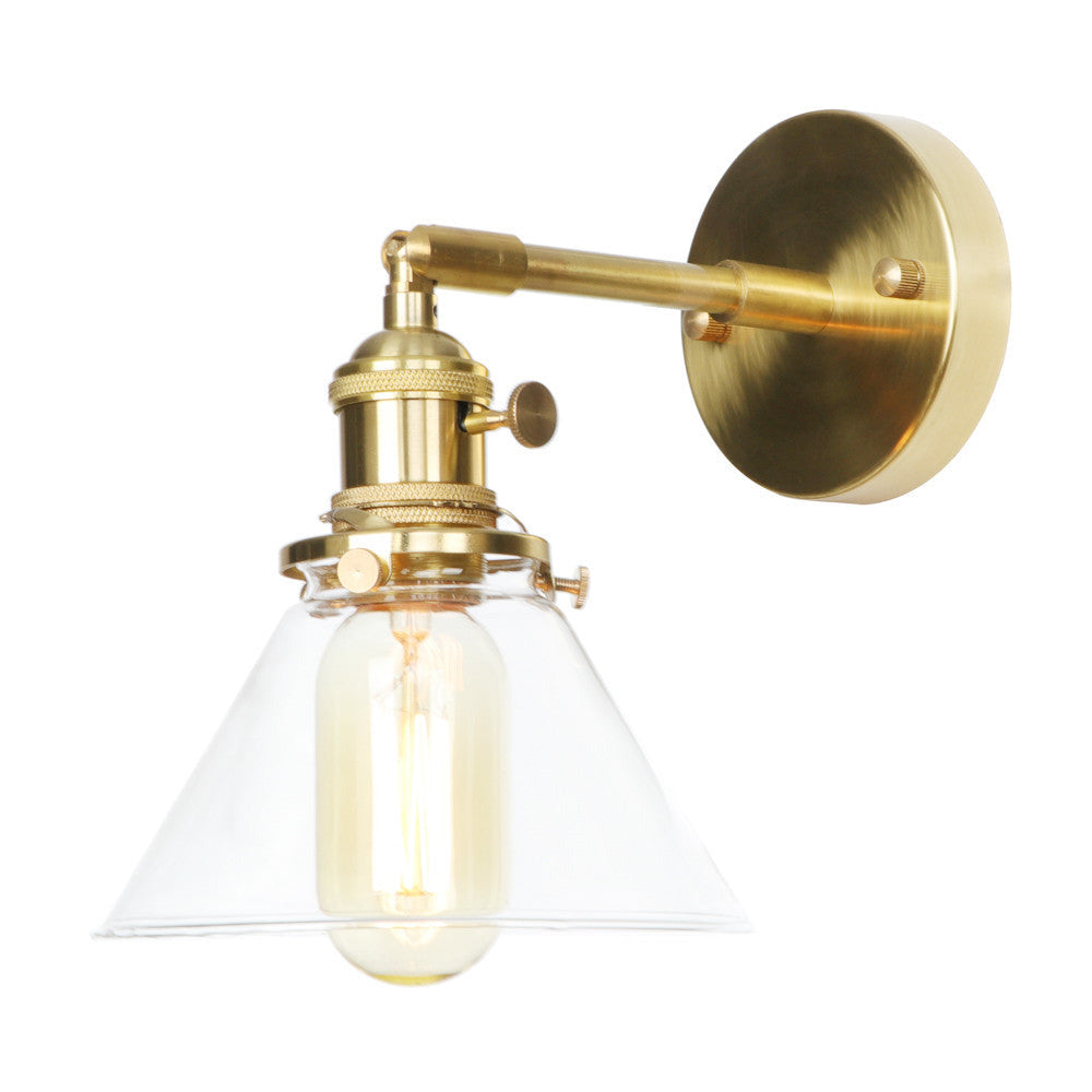 Retro Kupfer-Wandlampen
