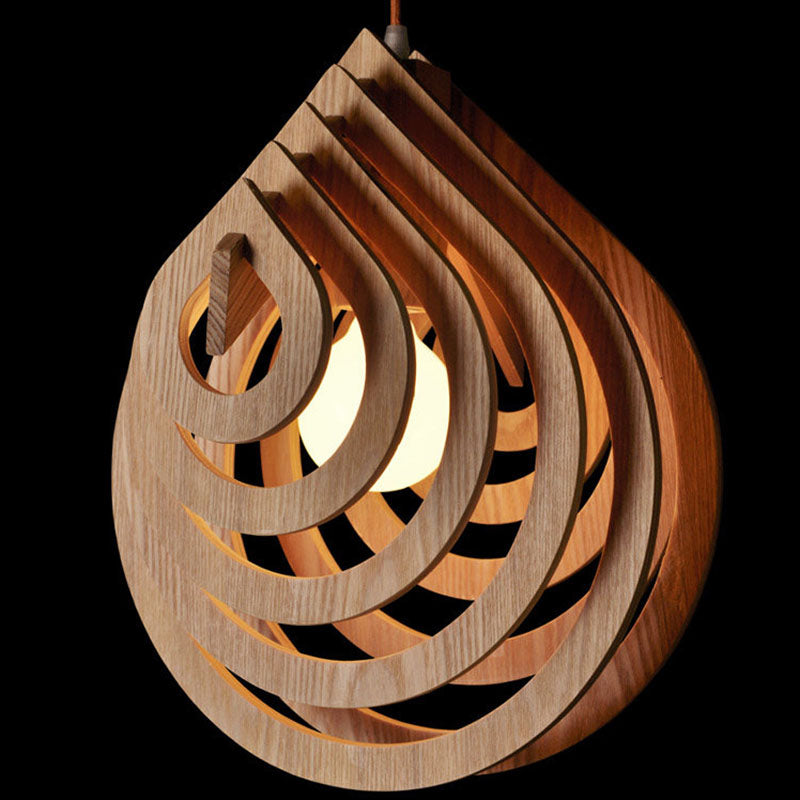 Harper - Moderne Holz-Pendelleuchte
