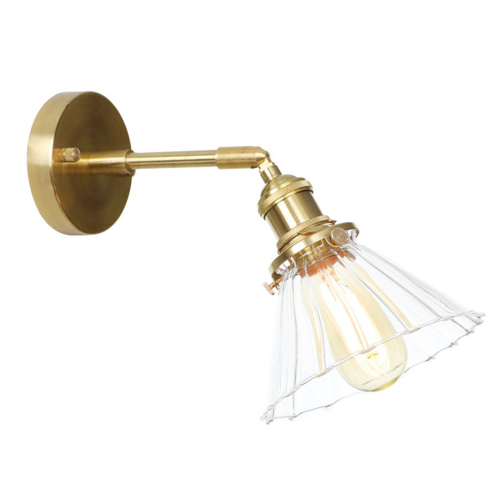 Retro Kupfer-Wandlampen