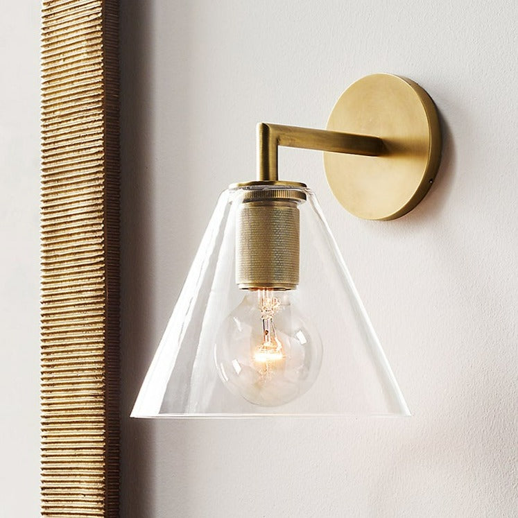 Designer Kupfer- & Glas-Wandlampen
