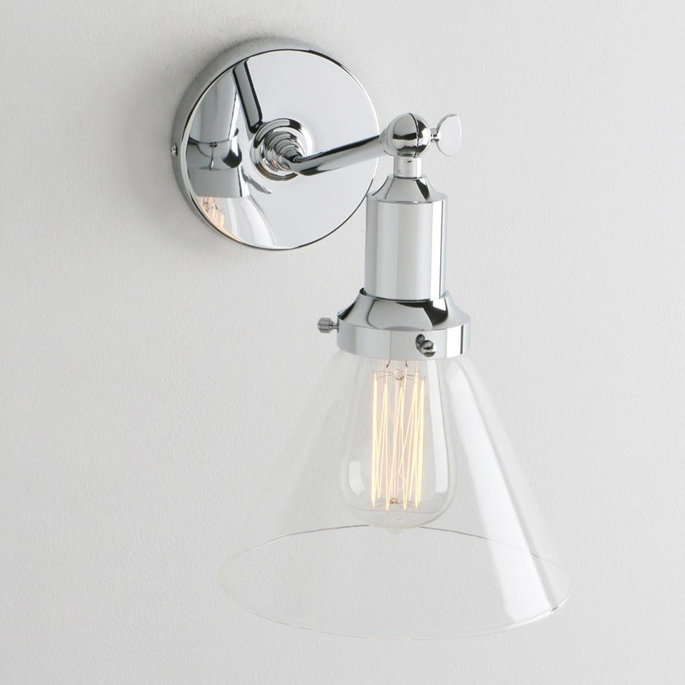 Farley - Retro Glas Wandlampe