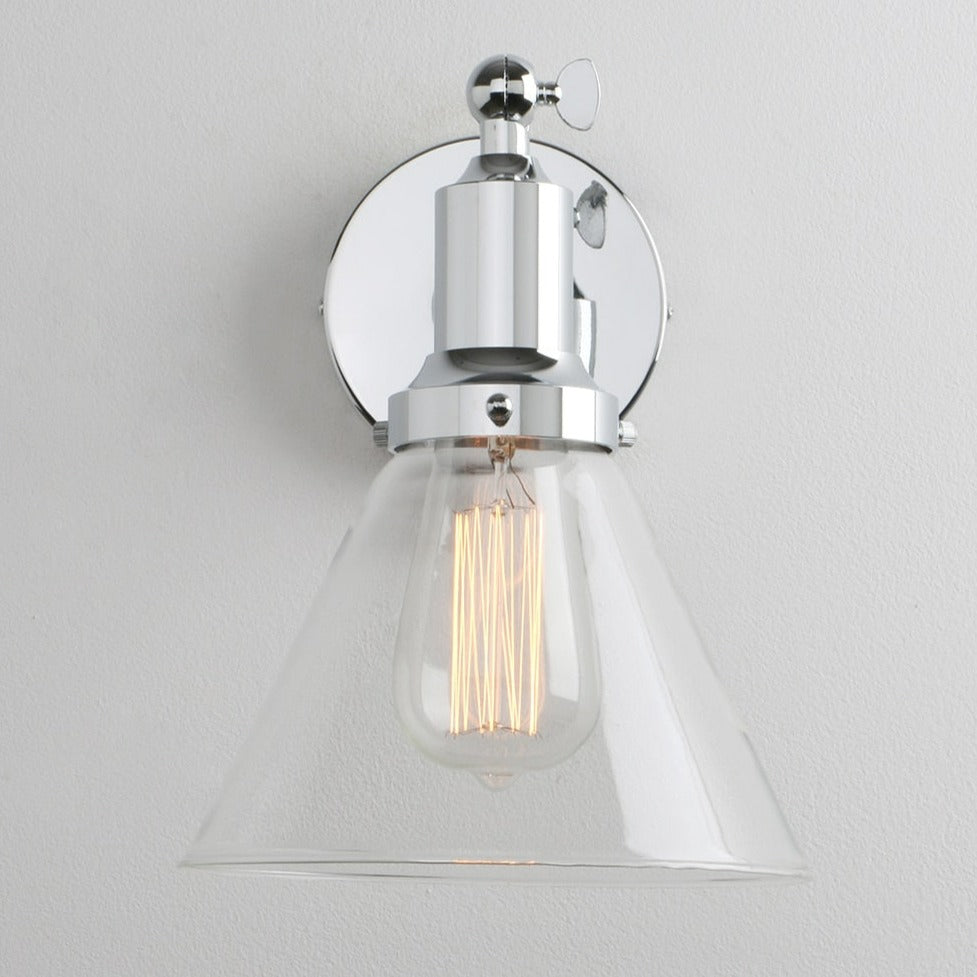 Farley - Retro Glas Wandlampe