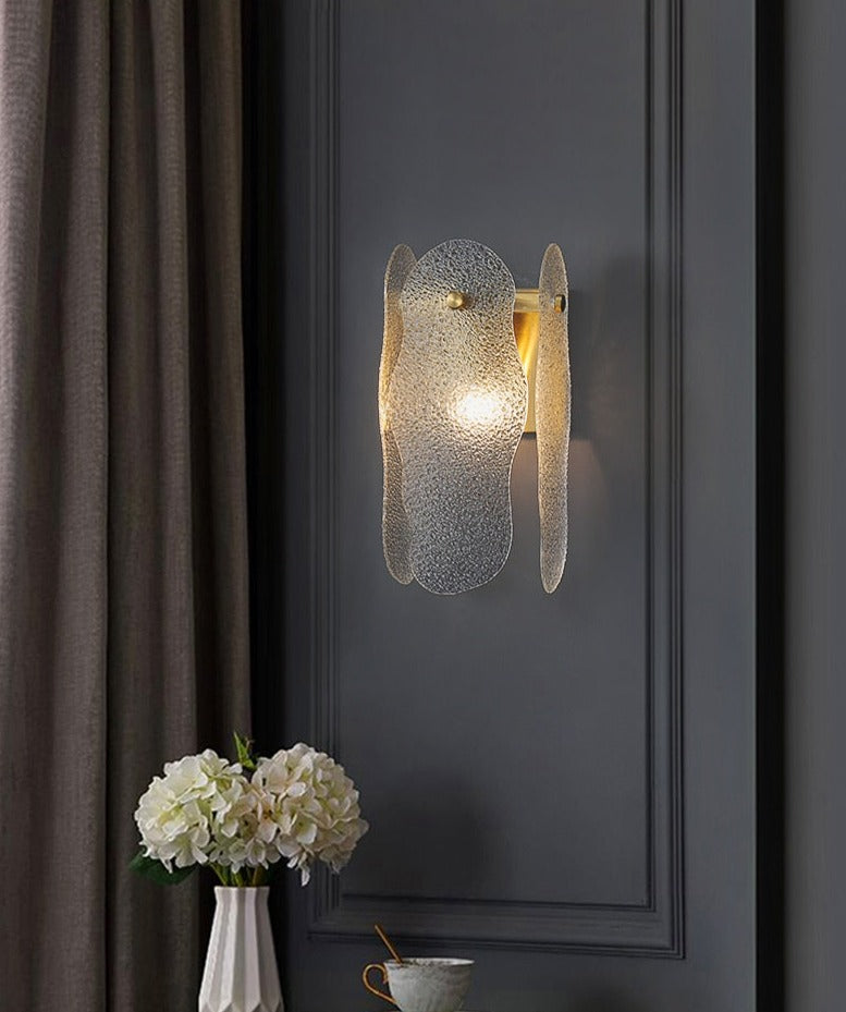 Parisa - Glas- und Kupfer-Wandlampe im modernen Stil