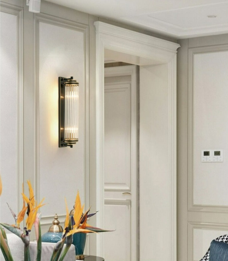 Moderne Glas-Wandleuchte