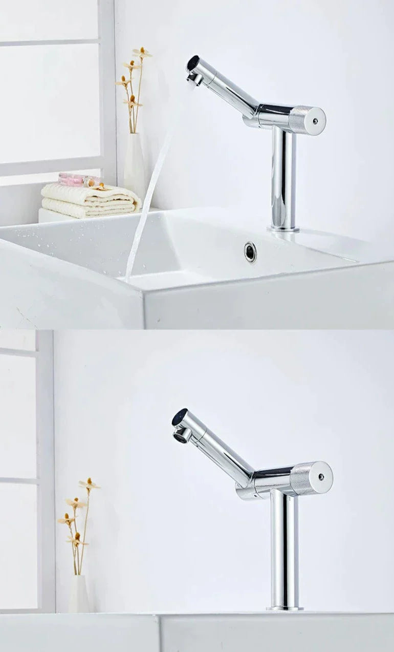 Moderne drehbare Badezimmerarmatur