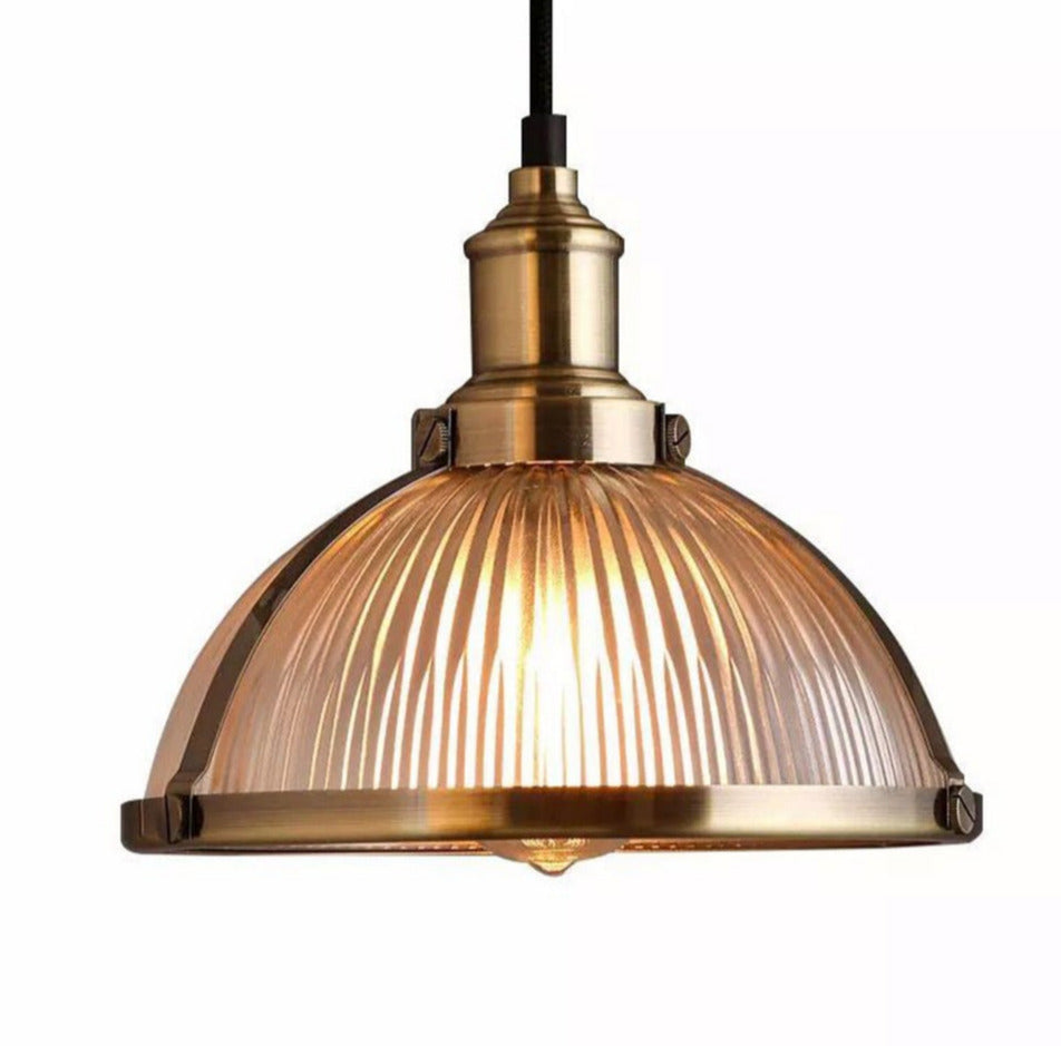 Thatcher - Retro Textured Glass Pendelleuchten