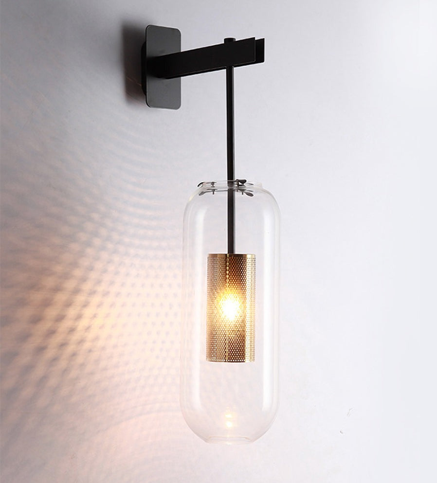 Ion - Moderne Glas-Wandlampe