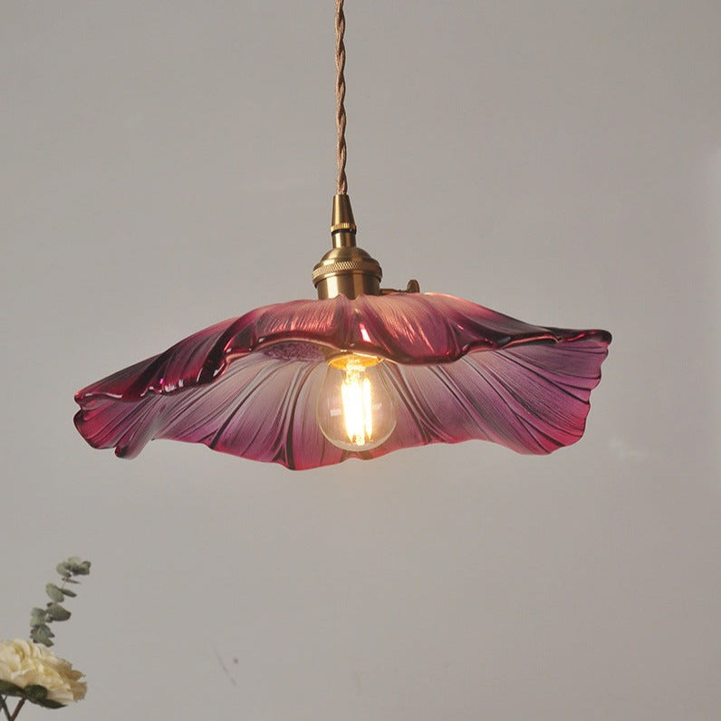 Lilac - Florale Japanische Glas Pendelleuchten