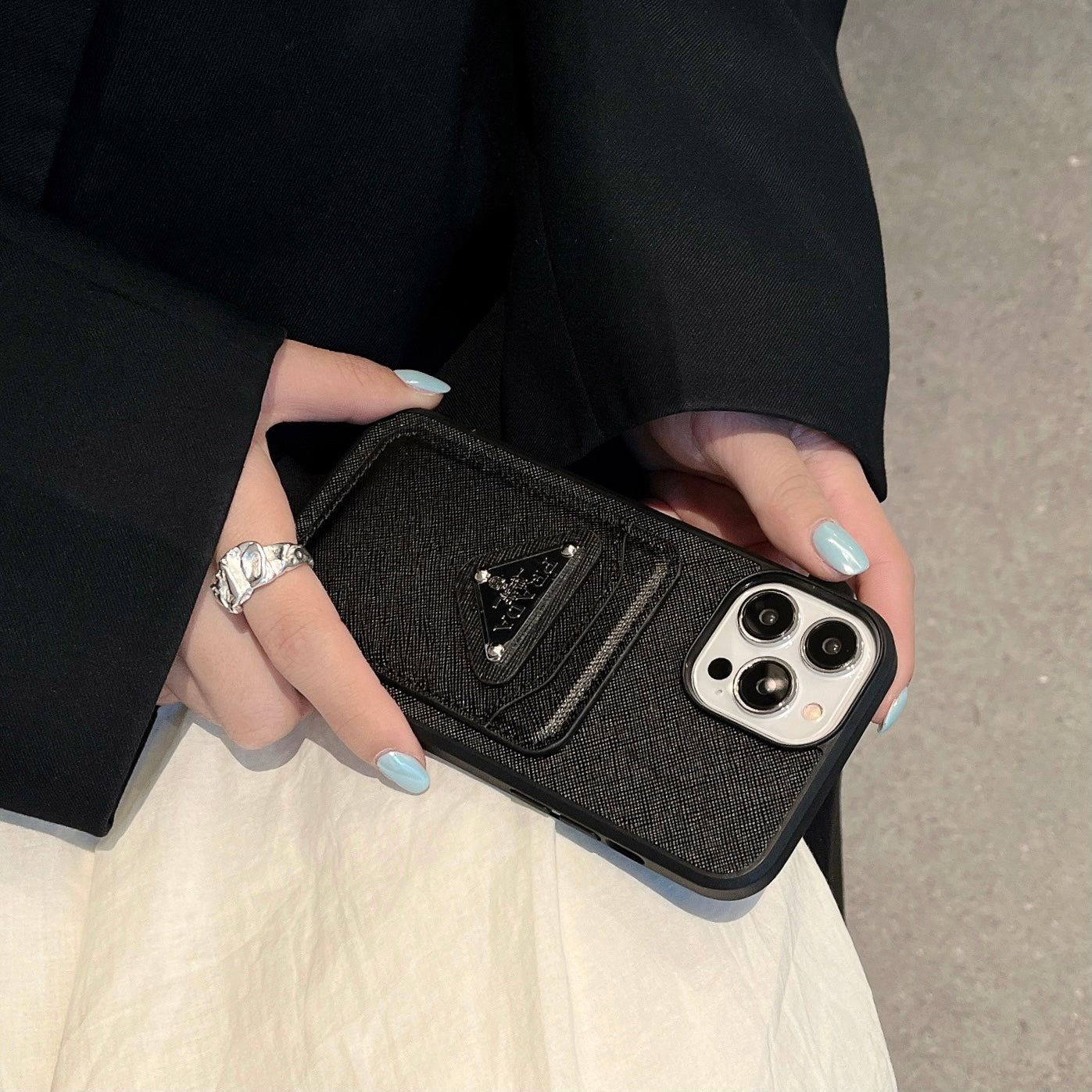 Luxurious leather iPhone case