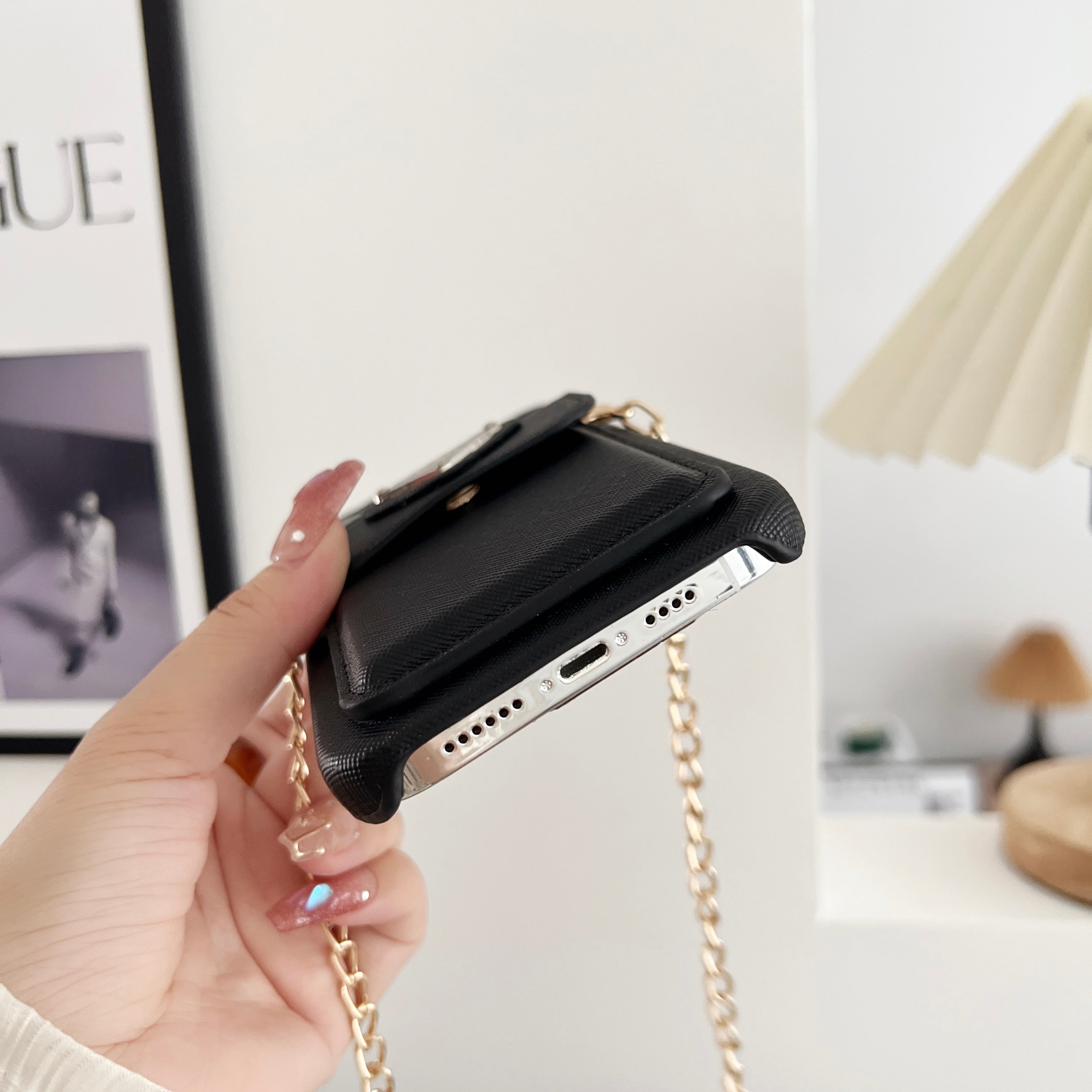 Luxurious leather iPhone case