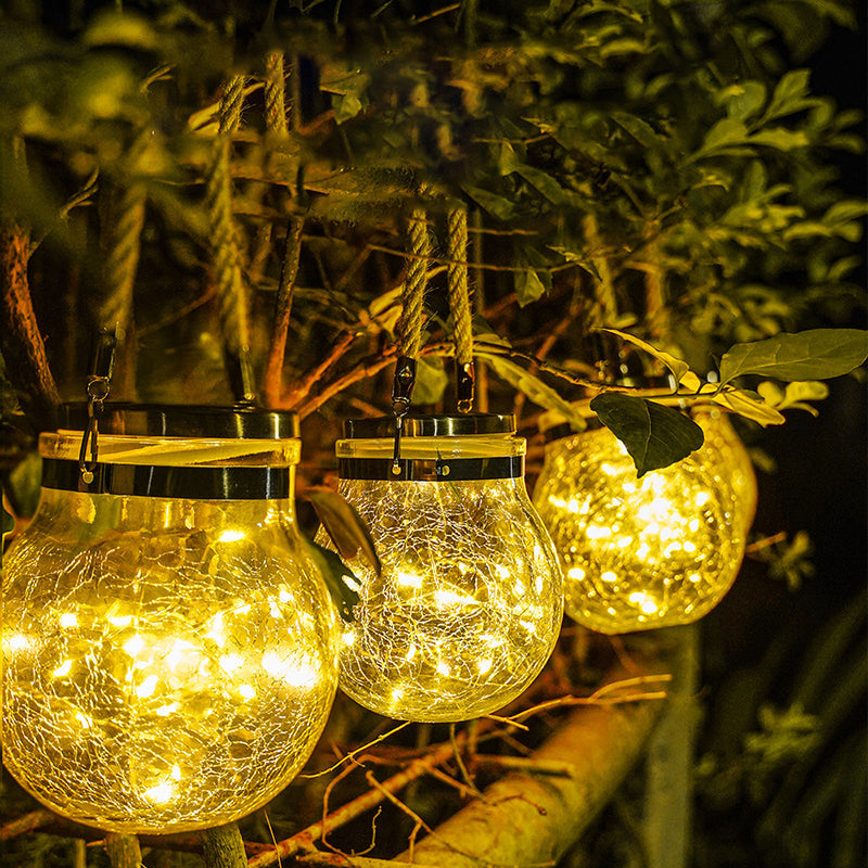 Glasglas-Garten-Fairy-Lichter