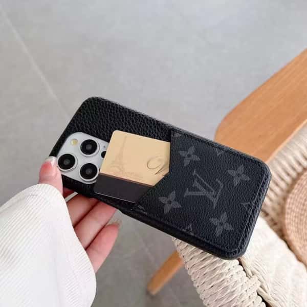 Leather Card Slot Case For iPhone 16 15 14 Case